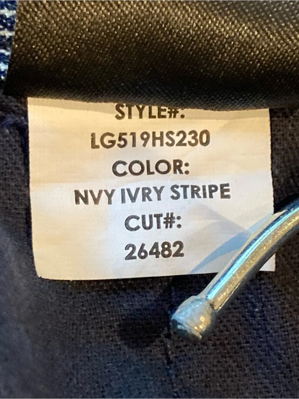 NWT Liverpool Los Angeles striped chino pants